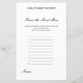 Bewerkbare Raad de Sweet Mess, Dirty Diaper (Voorkant)