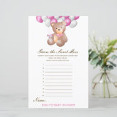 Bewerkbare Raad de Sweet Mess, Dirty Diaper (Staand voorkant)