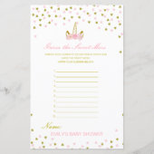 Bewerkbare Raad de Sweet Mess, Dirty Diaper (Voorkant)