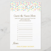 Bewerkbare Raad de Sweet Mess, Dirty Diaper (Voorkant)