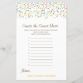 Bewerkbare Raad de Sweet Mess, Dirty Diaper