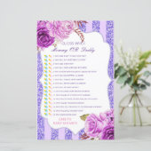 Bewerkbare raad wie, Baby shower van mama of papa (Staand voorkant)