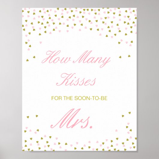 Bewerkbare raadpleeg hoeveel kussen voor spoedig m poster (Voorkant)