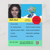 Bewerkbare reisagent Flyer (Voorkant)