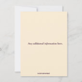 Bewerkbare Religious Church Glas in lood Flowers Kaart (Achterkant)