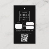 Bewerkbare Retail Prijs Label Kleding Swing Label  (Voorkant)