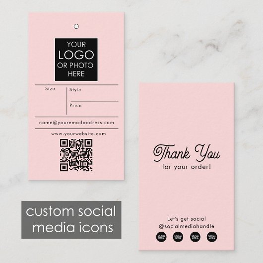 Bewerkbare Retail Prijs Label Kleding Swing Labels