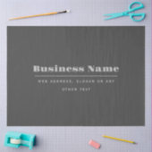 Bewerkbare retro-moderne tekst Sjabloon | Donker g Tissuepapier (Craft)