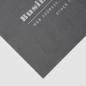 Bewerkbare retro-moderne tekst Sjabloon | Donker g Tissuepapier (Detail)