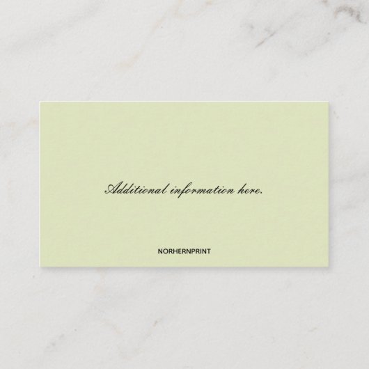 Bewerkbare ringen en bloem bruiloft ambtenaar visitekaartje (Achterkant)