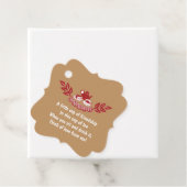 bewerkbare rode thee tijd silhouet theezakje gedic bedankjes labels (In situ)