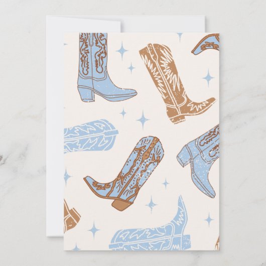 Bewerkbare Rodeo Maandelijkse Photo Banner Kaart (Achterkant)