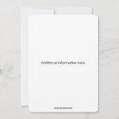 Bewerkbare Romantische Aquarel Rozen Zilver Lijst Kaart (Achterkant)