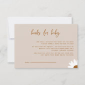 Bewerkbare roze Boho baby shower boeken voor baby (Voorkant)