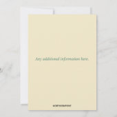 Bewerkbare Rozen op perkament Kaart (Achterkant)