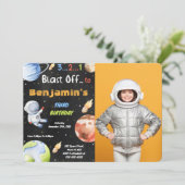 Bewerkbare ruimte foto uitnodigingen (Staand voorkant)