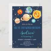 Bewerkbare ruimte verjaardagsuitnodiging uit dit w kaart (Voorkant)