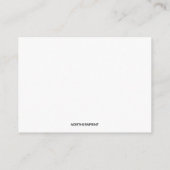 Bewerkbare Sage Green Franse krans RSVP Informatiekaartje (Achterkant)