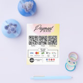 Bewerkbare Scan to Pay Sign - QR Code Sjabloon Flyer (Enkel)