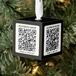 Bewerkbare, scanbare QR-code + uw bedrijfsnaam Decoratie