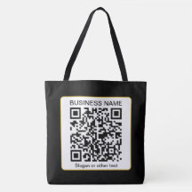 Bewerkbare, scanbare QR-code + uw bedrijfsnaam