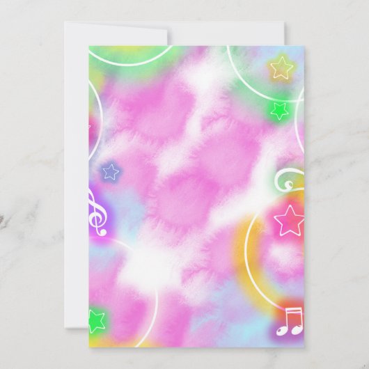 Bewerkbare Schattigee Dans Verjaardag Kaart (Achterkant)