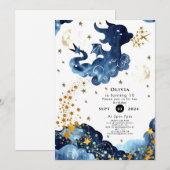 Bewerkbare Schattigee Dragon Birthday Kaart (Voorkant / Achterkant)