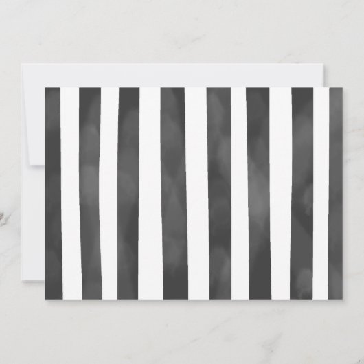 Bewerkbare Schattigee Koe Verjaardagsfotouitnodigi Kaart (Achterkant)