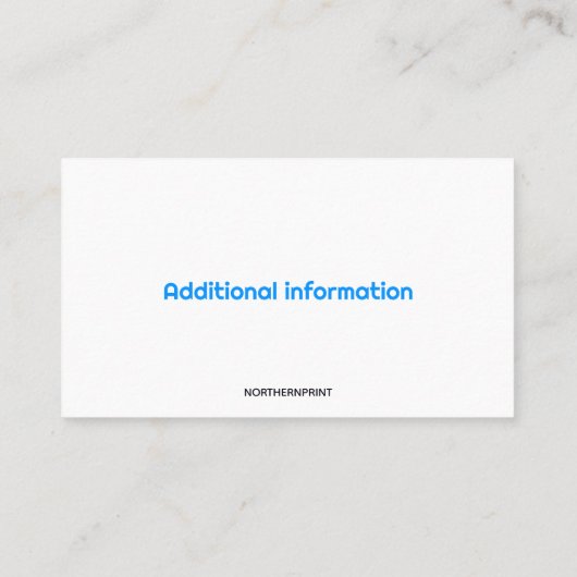 Bewerkbare School Bus Rentals Visitekaartje (Achterkant)