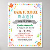 Bewerkbare School Supply Drive Flyer sjabloon Poster (Voorkant)