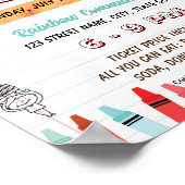 Bewerkbare schoolfolder poster (Hoek)