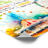 Bewerkbare schoolkermis fondsenwervingsflyer poster (Hoek)