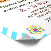 Bewerkbare Science Fair-flyer Poster (Hoek)