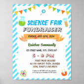 Bewerkbare Science Fair-flyer Poster (Voorkant)