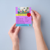 Bewerkbare Senior Center Flyer (Hand)