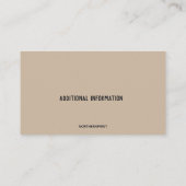 Bewerkbare services voor belastingvoorbereiding visitekaartje (Achterkant)