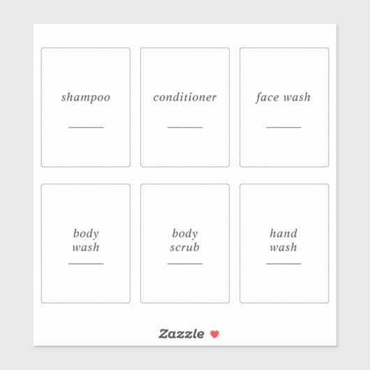 Bewerkbare Shampoo Conditioner Toiletset Label (Vel)