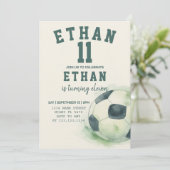 Bewerkbare Sjabloon van sportfeest Kaart (Staand voorkant)