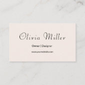 Bewerkbare sjabloon voor visitekaartjes (Achterkant)