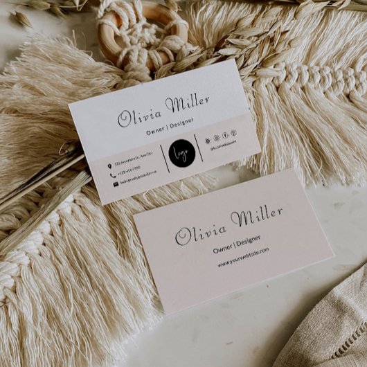 Bewerkbare sjabloon voor visitekaartjes