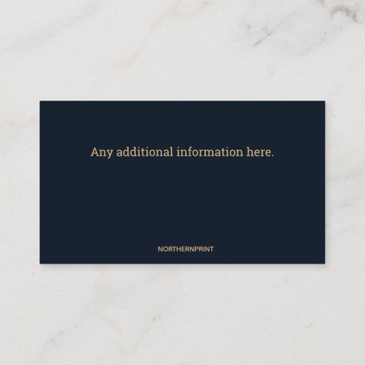 Bewerkbare sneeuwverwijdering visitekaartje (Achterkant)