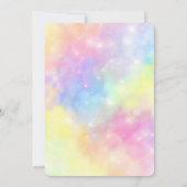 Bewerkbare Snoep verjaardagsuitnodiging Kaart (Achterkant)