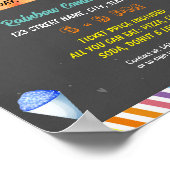 Bewerkbare Snowcone Fundraiser Flyer Poster (Hoek)