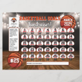 Bewerkbare Softbal Kalender Fondsenwerving Flyer N Kaart (Voorkant)