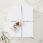 Bewerkbare sportfeest gunstlabels voor jongens cadeaulabel (Met Touw)