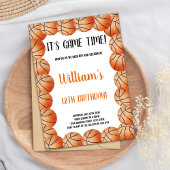 Bewerkbare sportparty Kaart voor kinderen