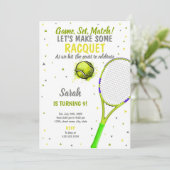 Bewerkbare sportparty-uitnodiging voor kinderen of kaart (Staand voorkant)