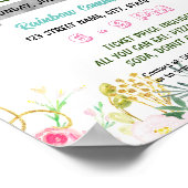 Bewerkbare Spring Fling Flyer Sjabloon Poster (Hoek)