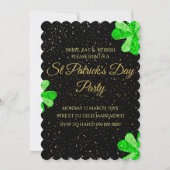 Bewerkbare St. Patrick's Day-feestuitnodiging, Tem Save The Date (Voorkant)