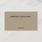 Bewerkbare Stacked Stones Life Coach Visitekaartje (Achterkant)